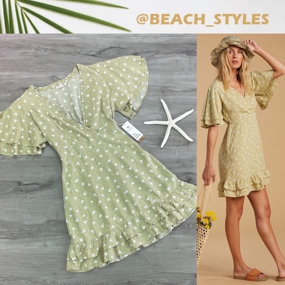 🔆BILLABONG🔆 IN BLOOM MINI DRESS - Picture 1 of 14